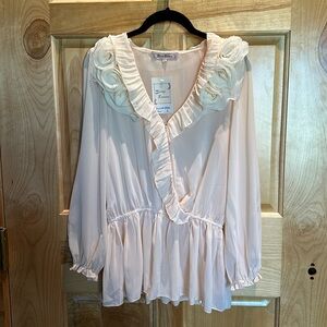 Young Essence light pink blouse